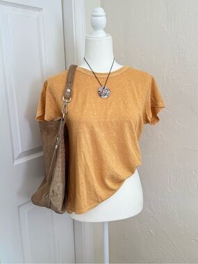 Wrap London Mustard Short Sleeve Tee